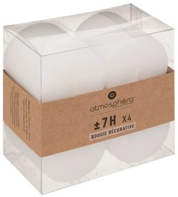 Свещи без аромат atmosphera Olia, 4.5 cm, 4 бр - Светлорозов