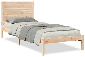 3309297 vidaXL Рамка за легло без матрак, 100x210 см, масивна дървесина