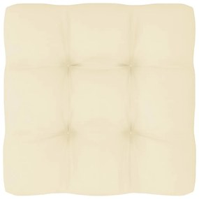Sonata Палетна възглавница за диван, кремава, 60x60x12 см
