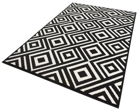 Черно-бял килим , 140 x 200 cm Art - Zala Living