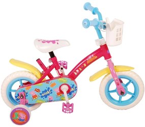 E&amp;L cycles - Детски велосипед с помощни колела, Пепа Пиг, 10 инча