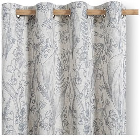 Светлосиво перде 135x250 cm Selvetia – Restilo