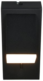 Матово черно LED стенна лампа Raglan – Trio