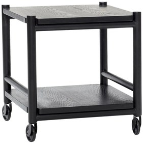 Маса за сервиране на колелца от масивен дъб 40x40 cm Norm – Hübsch