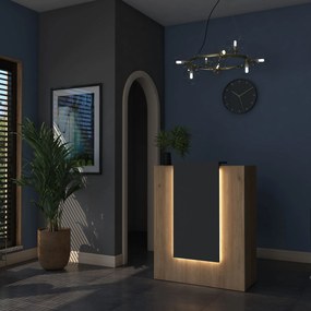 Рецепционна маса MA101, цвят Орех Антрацит