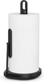 Държач за кухненски кърпи от матирана черна стомана - simplehuman