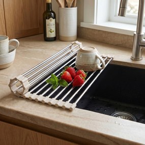 Virtuvinės plautuvės priedų rinkinys 3 dalių REA Beige