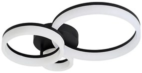 Searchlight 62793BK - Димируемо таванно LED осветително тяло TRIPLE LED/25W/230V