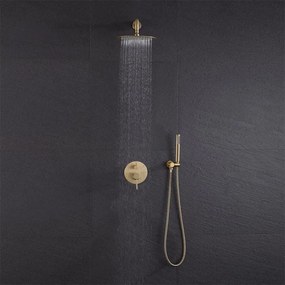 Душ система-за вграждане REA Lungo Gold Matt + BOX