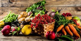 Картина на платно – Свежи плодове и зеленчуци