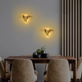 LED стенна лампа в златист цвят Pacali – Opviq lights