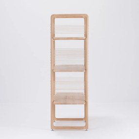 Библиотека за книги от масивна дъбова дървесина , височина 140 cm Muse - Gazzda