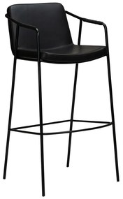 Черен бар стол от изкуствена кожа, височина 105 cm Boto - DAN-FORM Denmark