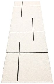 Черна пътека за открито и закрито 70x270 cm Fred Black – Pappelina