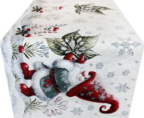 Коледен гоблен и покривка за маса Елф с коледна роза Ширина: 40 cm | Дължина: 130 cm