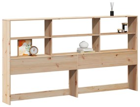 855651 vidaXL Горна табла с място за съхранение, 180 см, масивно дърво бор