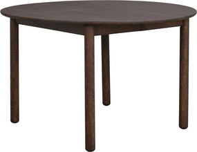 Кръгла сгъваема трапезна маса от масивен дъб ø 120 cm Derrymore – Rowico