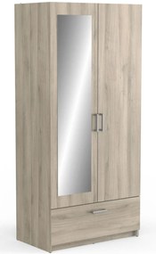 Гардероб Coben Двукрилен-дъб