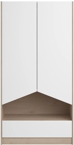 Гардероб Shield 2-врати-Leuko