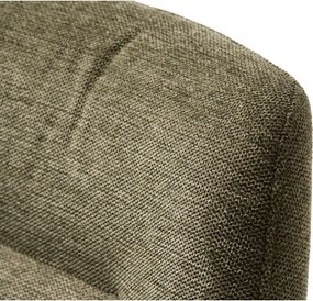 Зелен тапициран трапезен стол с подлакътници Roxana – Unique Furniture