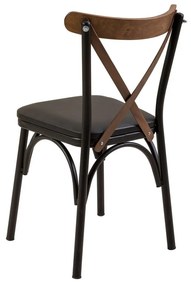 Черен трапезен стол Oliver Sandalyer - Kalune Design