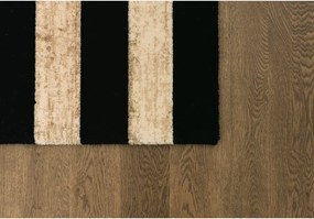 Черно-бежов вълнен килим 200x300 cm Agnus Art Deco II – Agnella