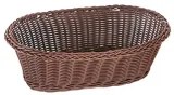 Панер водоустойчив PVC елипса кафяв голям 28x17x9см (VH05B)