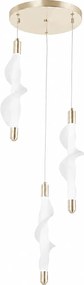 Лампа LED G009-3CPR WHITE/GOLD