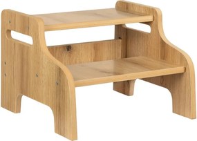 Детска степенка с 2 стъпала – 40 x 36 x 27 см Кафяво