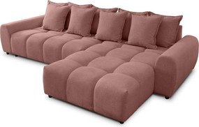 Теракотен ъглов диван (десен ъгъл) Albane – Ropez