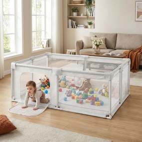 Детска кошара - сух басейн, детска площадка + чанта за носене Ширина: 160 см Дължина: 200 см