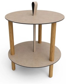 Кръгла странична масичка ø 48 cm Strap L Bull – LIND DNA