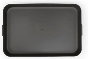 Кутия за храна Brabantia Make&Take 1006284, 1.1 л, До 2 сандвича, Без BPA, Плоска, Тъмносив