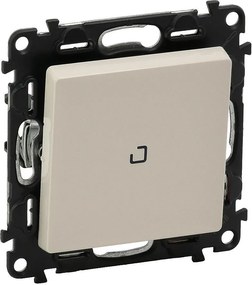 Legrand Еднополюсен ключ с подсветка LED 0.15мА цвят крем Valena Life  - 752210