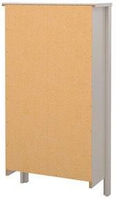 Сиво-бежова накланяща се стойка за обувки Madrid – Tvilum