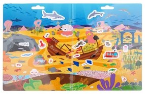 Bigjigs - Книжка със стикери - Подводни приключения