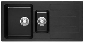 Гранитна мивка ICSG 8201 BLACK