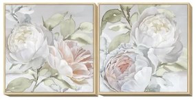 Картина DKD Home Decor Lilled (80 x 4 x 80 cm) (2 pcs)