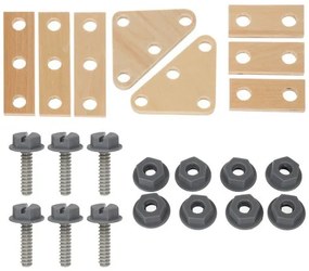 Дървена работилница за деца с инструменти - образователна играчка 3в1