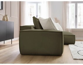 Зелен ъглов диван от изкуствена кожа (променлив) Boheme – Bobochic Paris