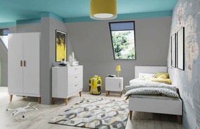 Контейнер с чекмеджета Kubi - бял