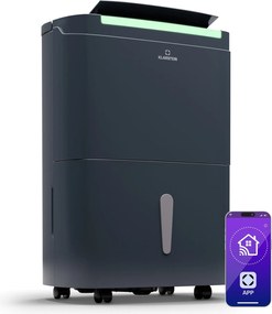 Klarstein DryFy Connect 50 Smart, обезвлажнител, WiFi, компресия, 50 литра/ 24 часа, 45-55 м²