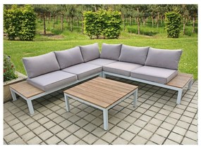 Градински ъглов диван с маса за съхранение Valentina - Garden Pleasure