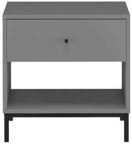 Сиво нощно шкафче Celine – Støraa
