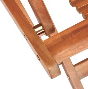 Сгъваем градински шезлонг 166 x 70 x 70 cm с облегалка за глава