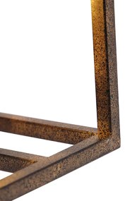 Индустриален стенен аплик ръждяво кафяв - Cage