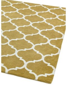 Ръчно изработен вълнен килим в цвят жълта охра 160x230 cm Albany – Asiatic Carpets