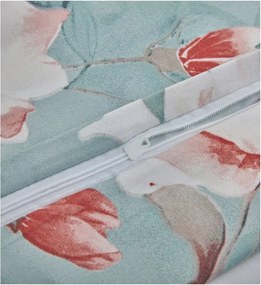 Тюркоазено единично спално бельо от микросатен 3 части 140x200 cm Selma – My House