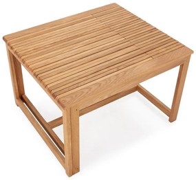 Масичка за кафе от масивен дъб в естествен цвят 60x70 cm Unai – MOME