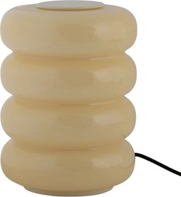 Светложълта стъклена LED настолна лампа (височина 16,5 cm) Aro – Leitmotiv